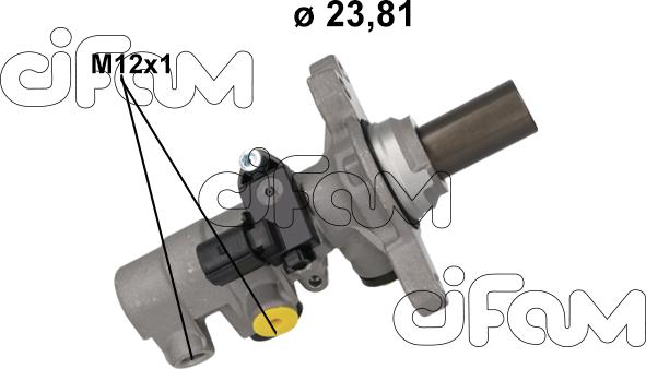 Cifam 202-1216 - Cilindro maestro del freno www.autoricambi360.it