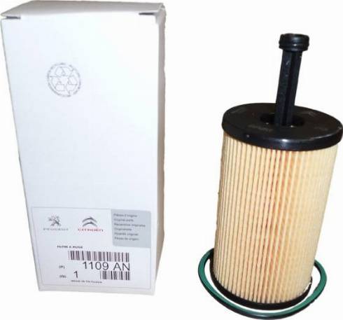 PSA 1109AN - Filtro olio www.autoricambi360.it