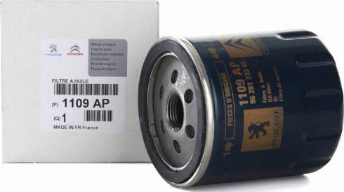 PSA 1109AP - Filtro olio www.autoricambi360.it