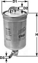 Clean Filters DN1950 - Filtro carburante www.autoricambi360.it
