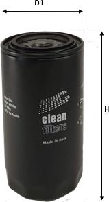 Clean Filters DO1843 - Filtro olio www.autoricambi360.it