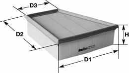 Clean Filters MA3212 - Filtro aria www.autoricambi360.it