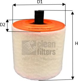 Clean Filters MA3457 - Filtro aria www.autoricambi360.it