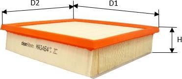 Clean Filters MA3464 - Filtro aria www.autoricambi360.it