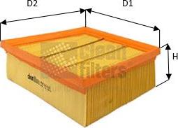 Clean Filters MA3468 - Filtro aria www.autoricambi360.it