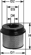 Clean Filters MA 533 - Filtro aria www.autoricambi360.it