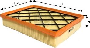 Clean Filters MA3475 - Filtro aria www.autoricambi360.it