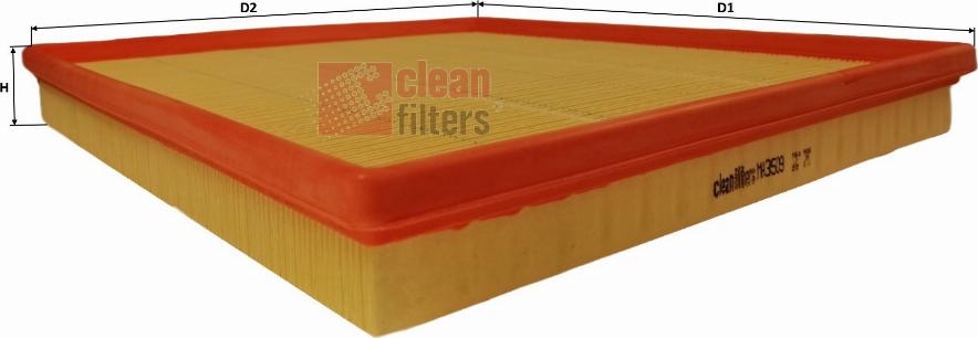 Clean Filters MA3509 - Filtro aria www.autoricambi360.it