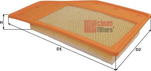 Clean Filters MA3504 - Filtro aria www.autoricambi360.it