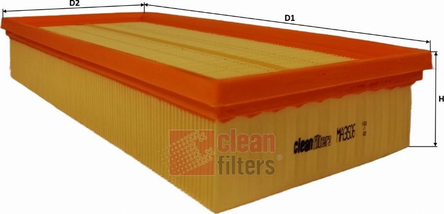 Clean Filters MA3506 - Filtro aria www.autoricambi360.it
