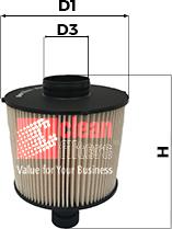 Clean Filters MG3611 - Filtro carburante www.autoricambi360.it