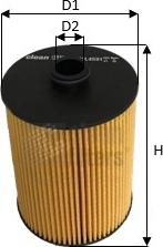 Clean Filters ML4591 - Filtro olio www.autoricambi360.it