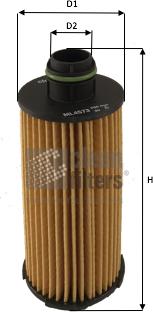 Clean Filters ML4573 - Filtro olio www.autoricambi360.it