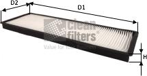 Clean Filters NC2417 - Filtro, Aria abitacolo www.autoricambi360.it