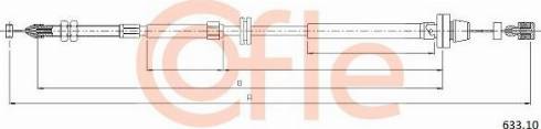 Cofle 92.633.10 - Cavo acceleratore www.autoricambi360.it