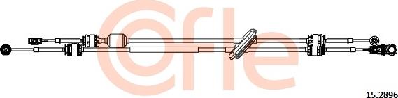 Cofle 92.15.2896 - Cavo comando, Cambio manuale www.autoricambi360.it