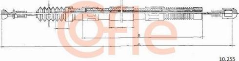 Cofle 92.10.255 - Cavo comando, Comando frizione www.autoricambi360.it