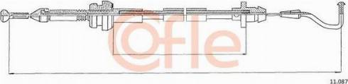 Cofle 9211087 - Cavo acceleratore www.autoricambi360.it
