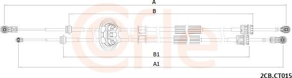 Cofle 92.2CB.CT015 - Cavo comando, Cambio manuale www.autoricambi360.it