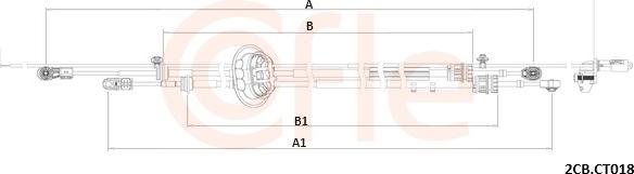 Cofle 92.2CB.CT018 - Cavo comando, Cambio manuale www.autoricambi360.it