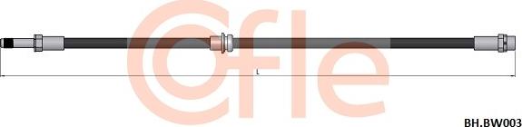 Cofle 92.BH.BW003 - Flessibile del freno www.autoricambi360.it