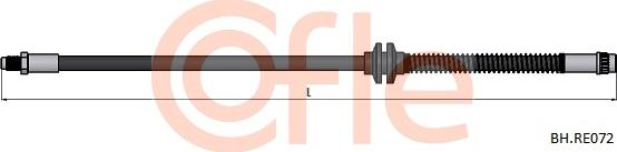 Cofle 92.BH.RE072 - Flessibile del freno www.autoricambi360.it