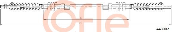 Cofle 92.443002 - Cavo acceleratore www.autoricambi360.it