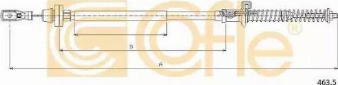 Cofle 463.5 - Cavo acceleratore www.autoricambi360.it
