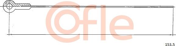 Cofle 153.5 - Cavo acceleratore www.autoricambi360.it