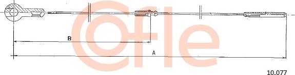 Cofle 10.077 - Cavo acceleratore www.autoricambi360.it