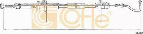 Cofle 11.087 - Cavo acceleratore www.autoricambi360.it