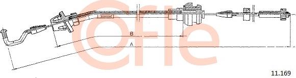 Cofle 11.169 - Cavo acceleratore www.autoricambi360.it