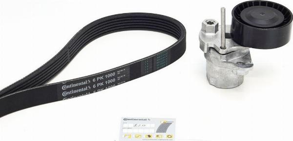 CONTINENTAL 6PK1000K1 - Kit Cinghie Poly-V www.autoricambi360.it