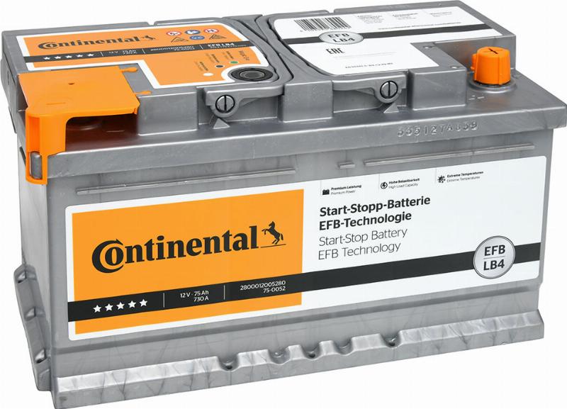 Continental 2800012005280 - Batteria avviamento www.autoricambi360.it