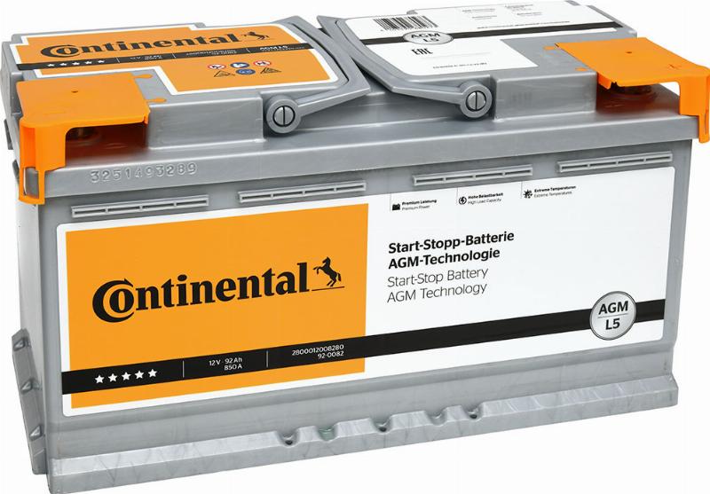 Continental 2800012008280 - Batteria avviamento www.autoricambi360.it