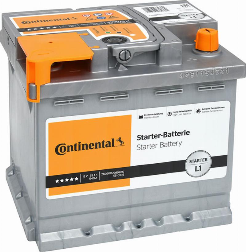 Continental 2800012019280 - Batteria avviamento www.autoricambi360.it