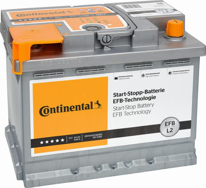 Continental 2800012038280 - Batteria avviamento www.autoricambi360.it