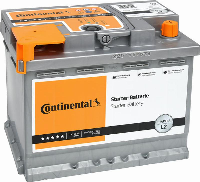 Continental 2800012021280 - Batteria avviamento www.autoricambi360.it