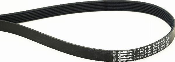 CONTINENTAL 7PK1195 ELAST - Cinghia Poly-V www.autoricambi360.it