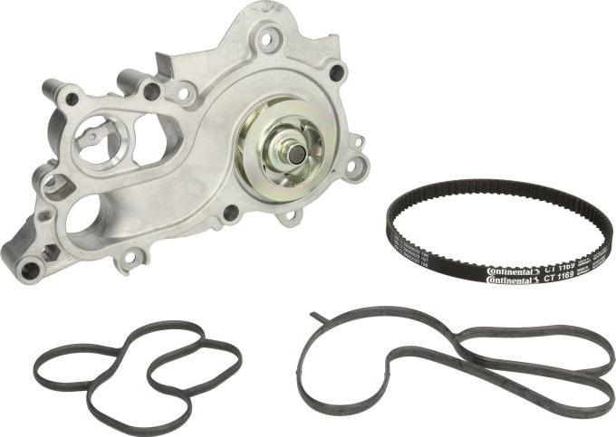 CONTINENTAL CT 1169 WP1 - Pompa acqua + Kit cinghie dentate www.autoricambi360.it