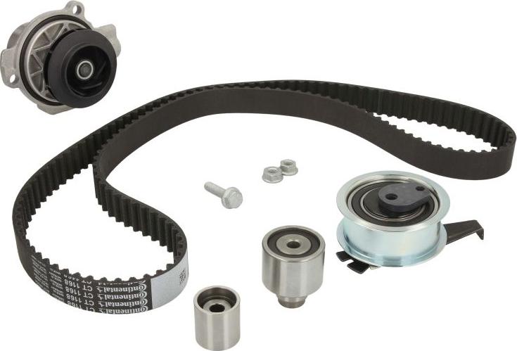 Continental CT 1168 WP9 - Pompa acqua + Kit cinghie dentate www.autoricambi360.it