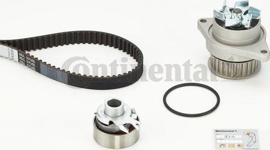 CONTINENTAL CT845WP1 - Pompa acqua + Kit cinghie dentate www.autoricambi360.it