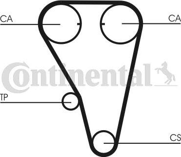 CONTINENTAL CT803K1 - Kit cinghie dentate www.autoricambi360.it
