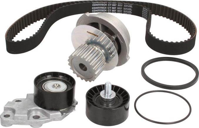 CONTINENTAL CT887WP1 - Pompa acqua + Kit cinghie dentate www.autoricambi360.it