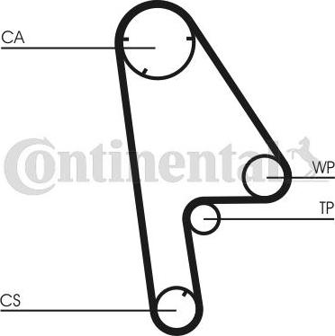 CONTINENTAL CT763K1 - Kit cinghie dentate www.autoricambi360.it