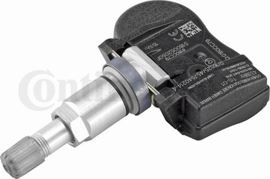 Continental S180052050Z - Sensore ruota, Press. gonf. pneumatici-Sistema controllo www.autoricambi360.it