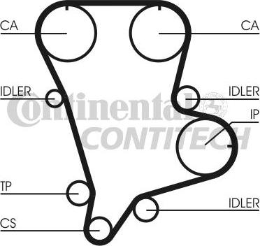 Continental CT994K1 - Kit cinghie dentate www.autoricambi360.it