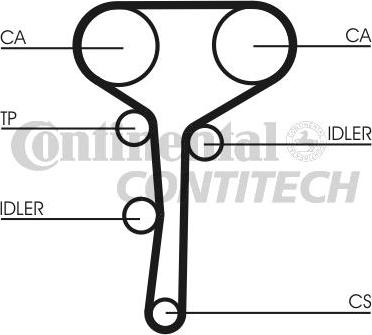 CONTINENTAL CT977K2 - Kit cinghie dentate www.autoricambi360.it