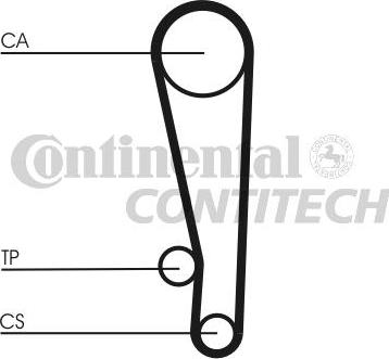 CONTINENTAL CT1013K1 - Kit cinghie dentate www.autoricambi360.it