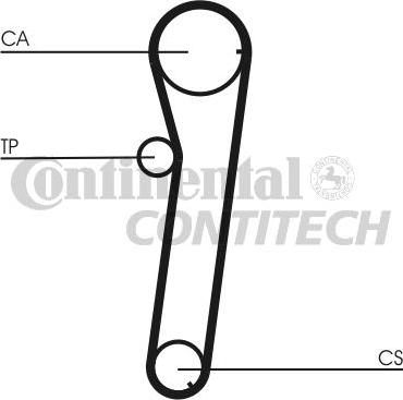 CONTINENTAL CT740K1 - Kit cinghie dentate www.autoricambi360.it